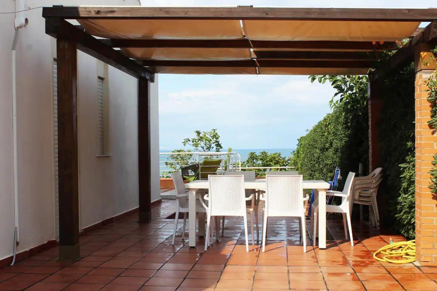 Terrazza Sul Mare Villa Agnone Bagni Exterior foto